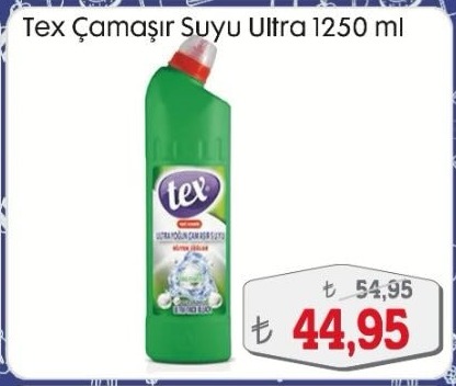 Tex Çamaşır Suyu Ultra 1250 Ml