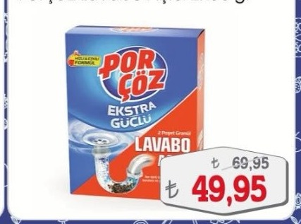 Por Çöz Lavabo Açıcı Ekstra Güçlü