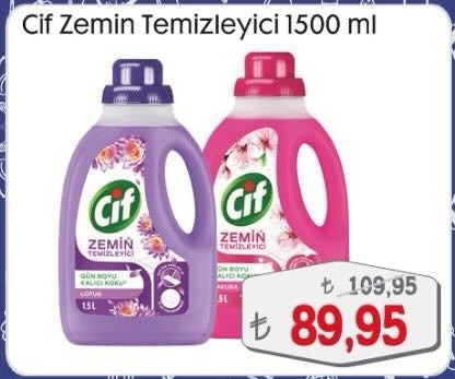 Cif Zemin Temizleyici 1500 Ml