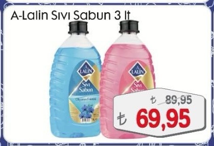 A-Lalin Sıvı Sabun 3 Lt