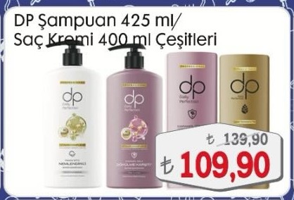 Dp Şampuan 425Ml / Saç Kremi 400Ml Çeşitleri