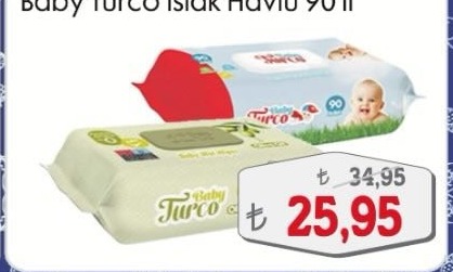 Baby Turco Islak Havlu 90'Lı