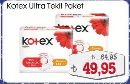 Kotex Ultra Tekli Paket
