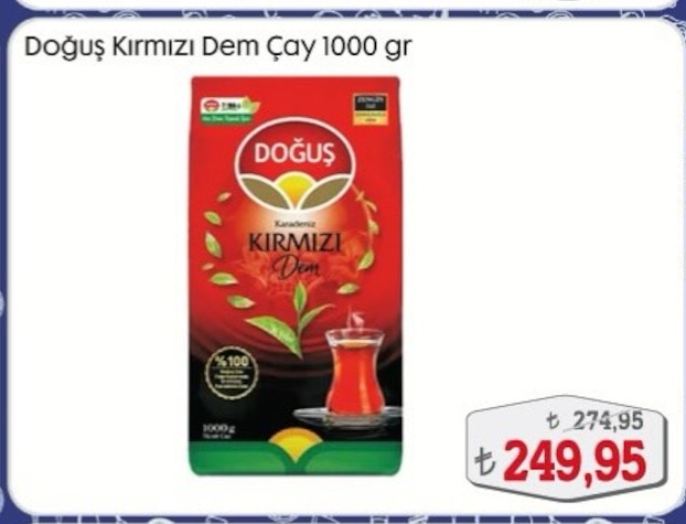 Doğuş Kırmızı Dem Çay 1000 Gr