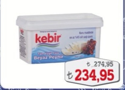 Kebir Tam Yagli Beyaz Peynir