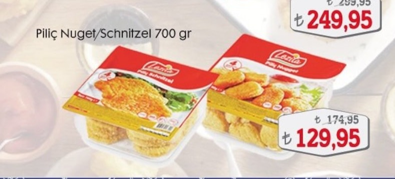 Lezita Piliç Nugget/Schnitzel 700 G