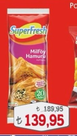 Superfresh Milföy Hamuru
