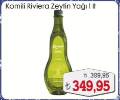 Komili Riviera Zeytin Yağı 1 Lt