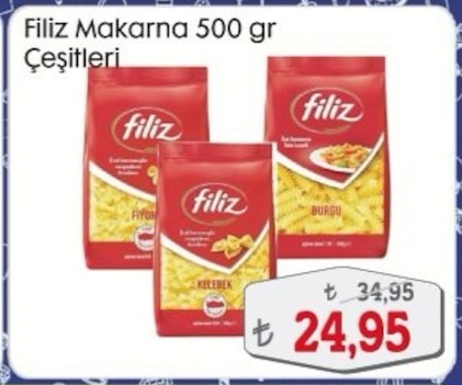 Filiz Makarna 500 Gr Çeşitleri