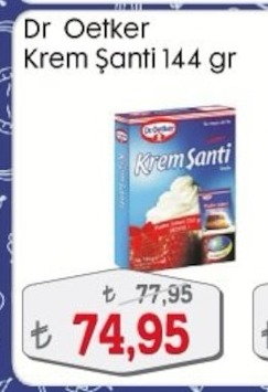 Dr Oetker Krem Şanti 144G
