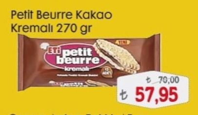 Petit Beurre Kakao Kremalı 270 Gr