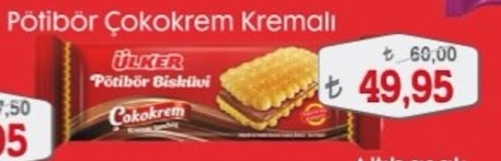Ülker Pötibör Çokokrem Kremalı Bisküvi
