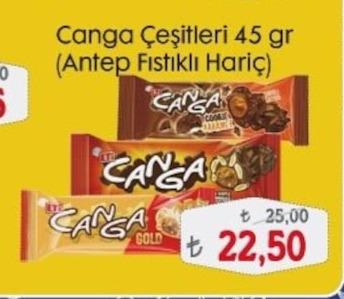 Eti Canga Çeşitleri 45Gr