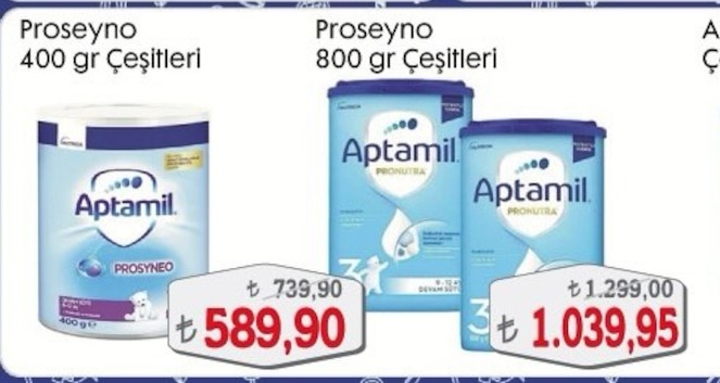 Aptamil Prosyneo 400 Gr Çeşitleri