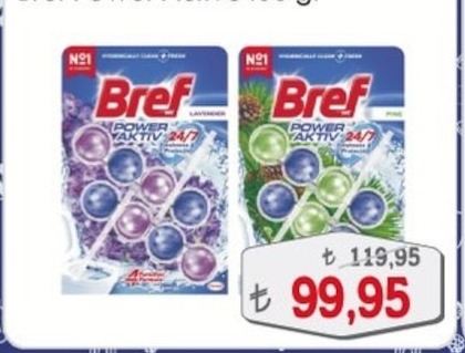 Bref Power Yktiv 24/7 Lavanta Ve Çam Kokulu Klozet Temizleyici