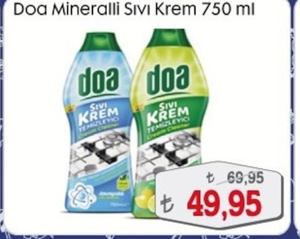 Doa Mineralli Sıvı Krem 750 Ml