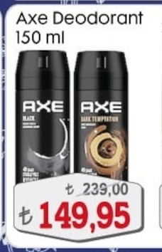 Axe Deodorant 150 Ml