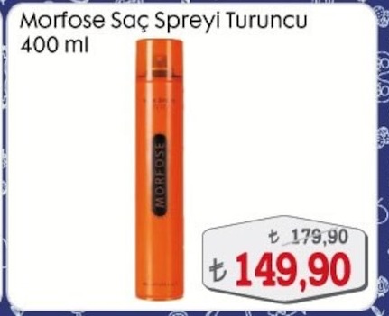 Morfose Saç Spreyi Turuncu 400 Ml