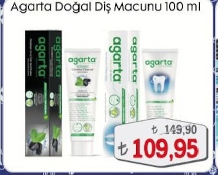 Agarta Doğal Diş Macunu 100 Ml