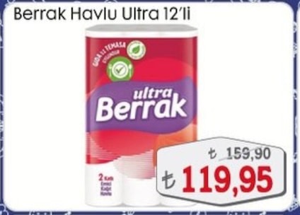 Berrak Havlu Ultra 12'Li