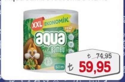 Aqua Bambu Tuvalet Kagidi