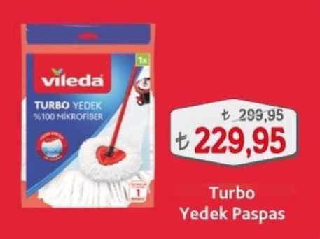 Vileda Turbo Yedek %100 Mikrofiber
Tek