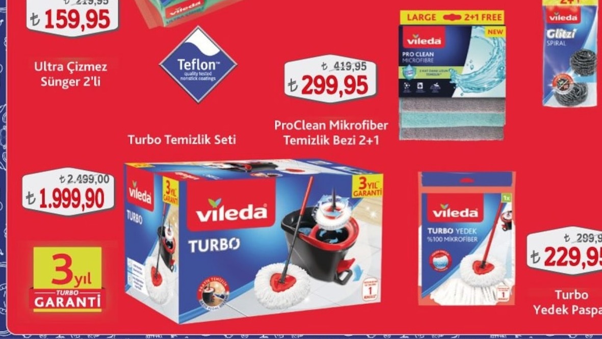 Vileda Ultra Çizmez Sünger 2'Li