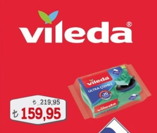 Vileda Ultra Çizmez Mikrofiber Bez, Jumbo Boy