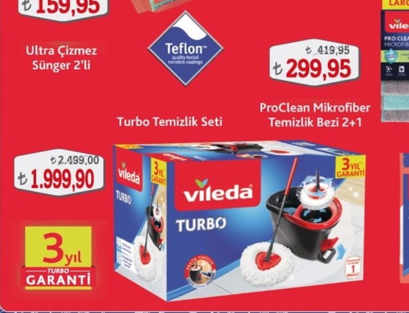 Vileda Turbo Temizlik Seti