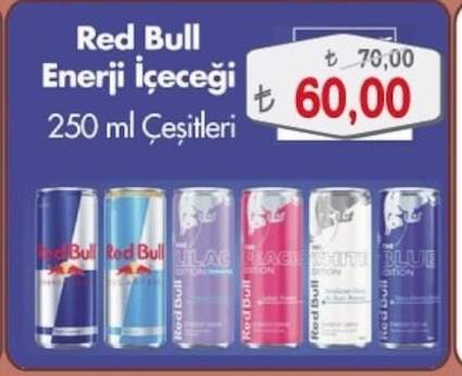Red Bull Enerji İçeceği 250 Ml Çeşitleri