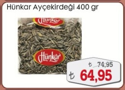 Hünkar Ayçekirdeği 400 Gr