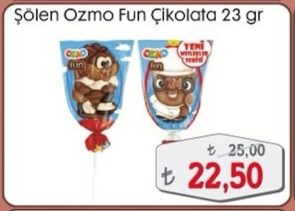 Şölen Ozmo Fun Çikolata 23 Gr