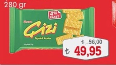 Eti Cizi Peynirli Kraker 280 Gr