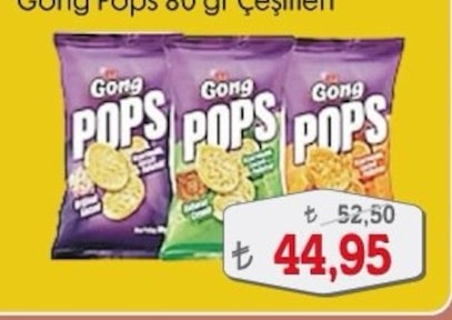 Gong Pops Çeşitleri 80G