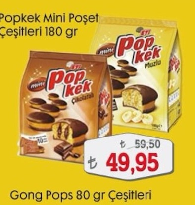 Eti Popkek Mini Poşet Çeşitleri 180G
