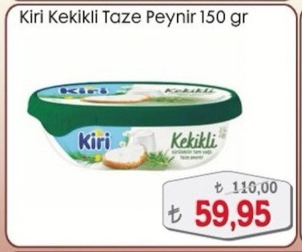 Kiri Kekikli Taze Peynir 150 Gr