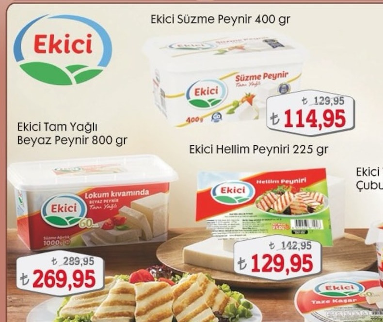 Ekici Tam Yağlı Beyaz Peynir 800 Gr