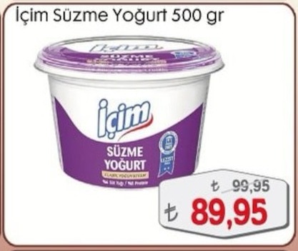 İçim Süzme Yoğurt 500G