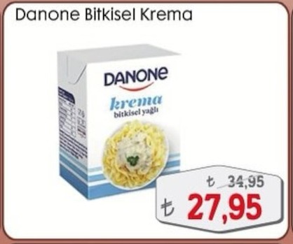 Danone Bitkisel Krema 200Ml