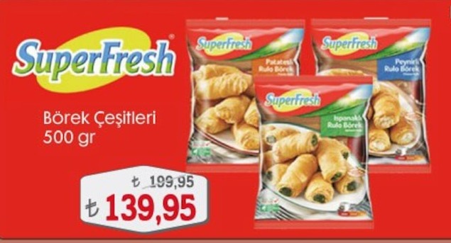 Superfresh Börek Çeşitleri 500 G