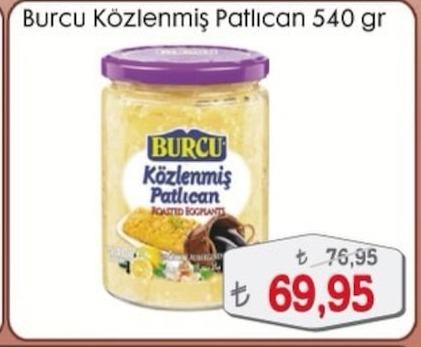 Burcu Közlenmiş Patlıcan 540 Gr
