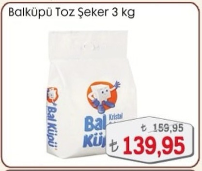 Balküpü Toz Şeker 3 Kg