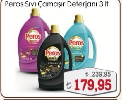 Peros Sıvı Çamaşır Deterjanı 3 Lt