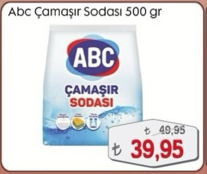 Abc Çamaşır Sodası 500 Gr