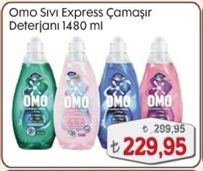 Omo Sıvı Express Çamaşır Deterjanı 1480Ml