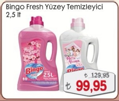 Bingo Fresh Yüzey Temizleyici 2,5 Lt