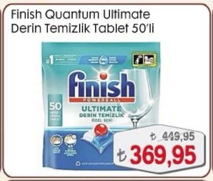 Finish Quantum Ultimate Derin Temizlik Tablet 50'Li