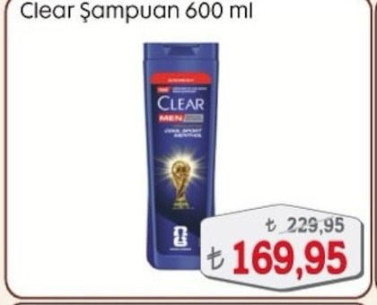 Clear Şampuan 600 Ml