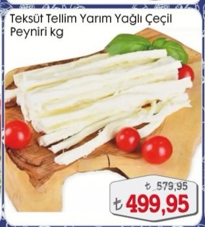 Teksüt Tellim Yarım Yağlı Keçi Peyniri Kg