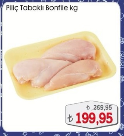Piliç Tabaklı Bonfile Kg